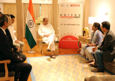 Team meet with Naveen Pattnaik