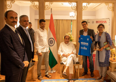 Team meet with Naveen Pattnaik