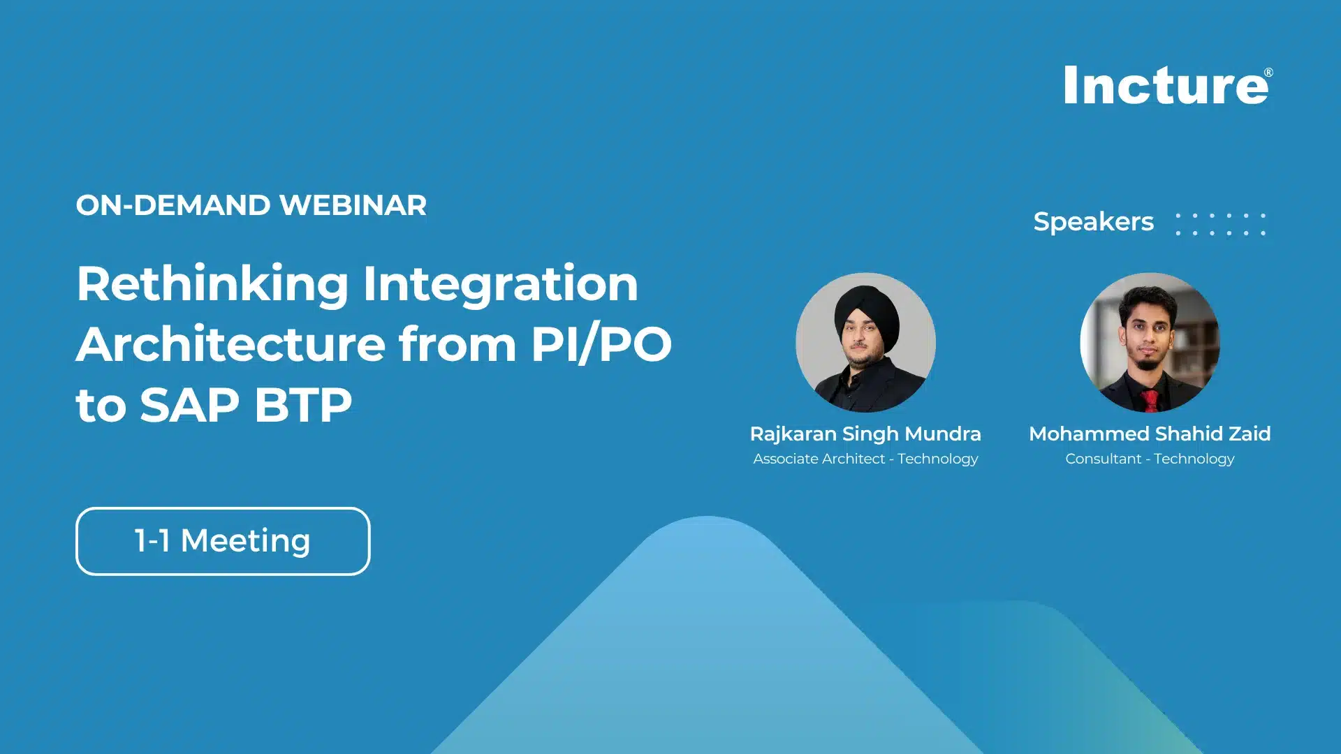 rethinking integration - Incture Technologies pipo to sap